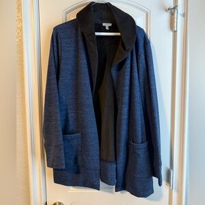Talbots Blue and Black Women's Jacket